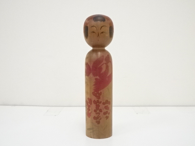 TRADITIONAL JAPANESE CRAFT / KOKESHI DOLL (31 cm)/ ARTISAN WORK